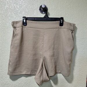 Nine West High Waist Tan Shorts